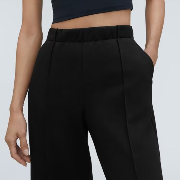 Everlane Black Wide Leg Pants - Picture 3 of 7